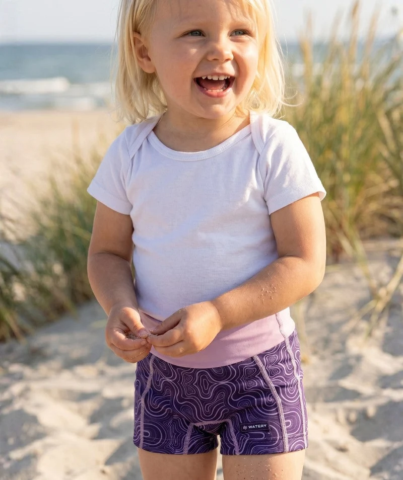 Watery Schwimmwindelhosen für Kinder - Thetis Youngster - Rosa/Lila