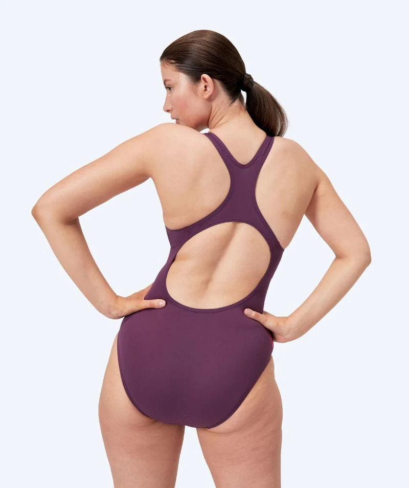 Speedo Badeanzug für Damen - Digital Printed Medalist - Lila/Orange