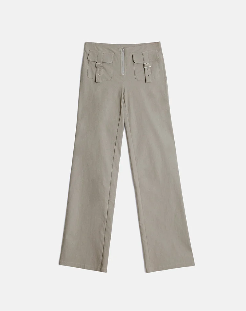Maite Taschenhose in Tailoring Taupe