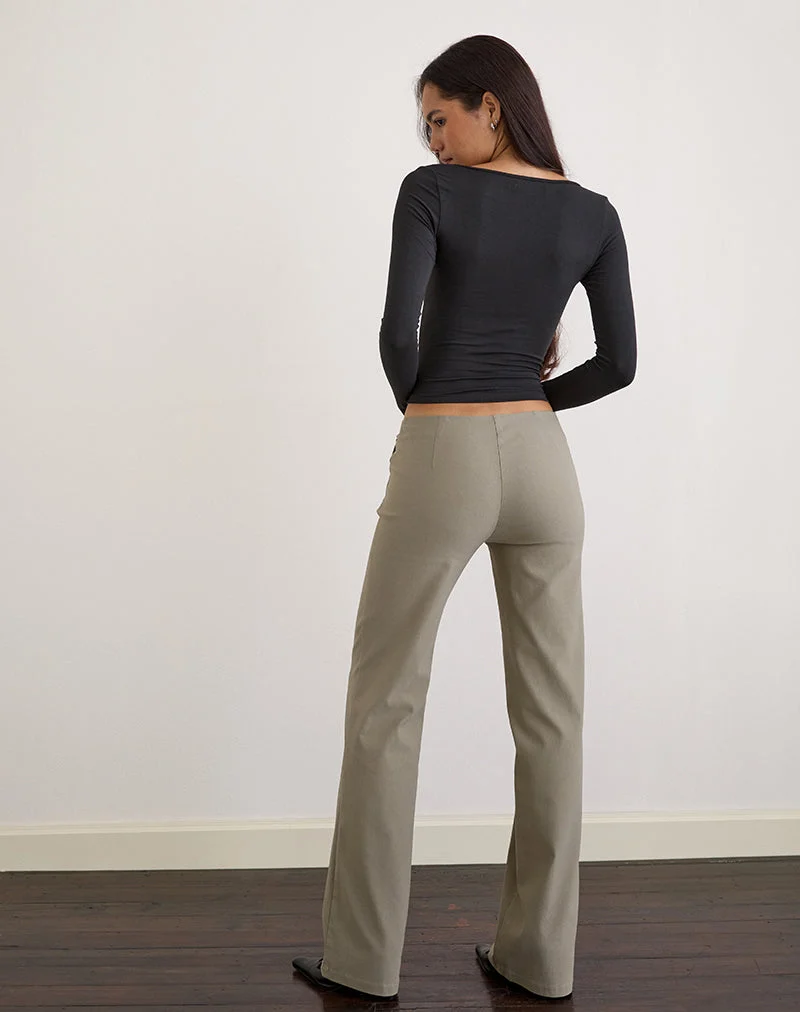 Maite Taschenhose in Tailoring Taupe