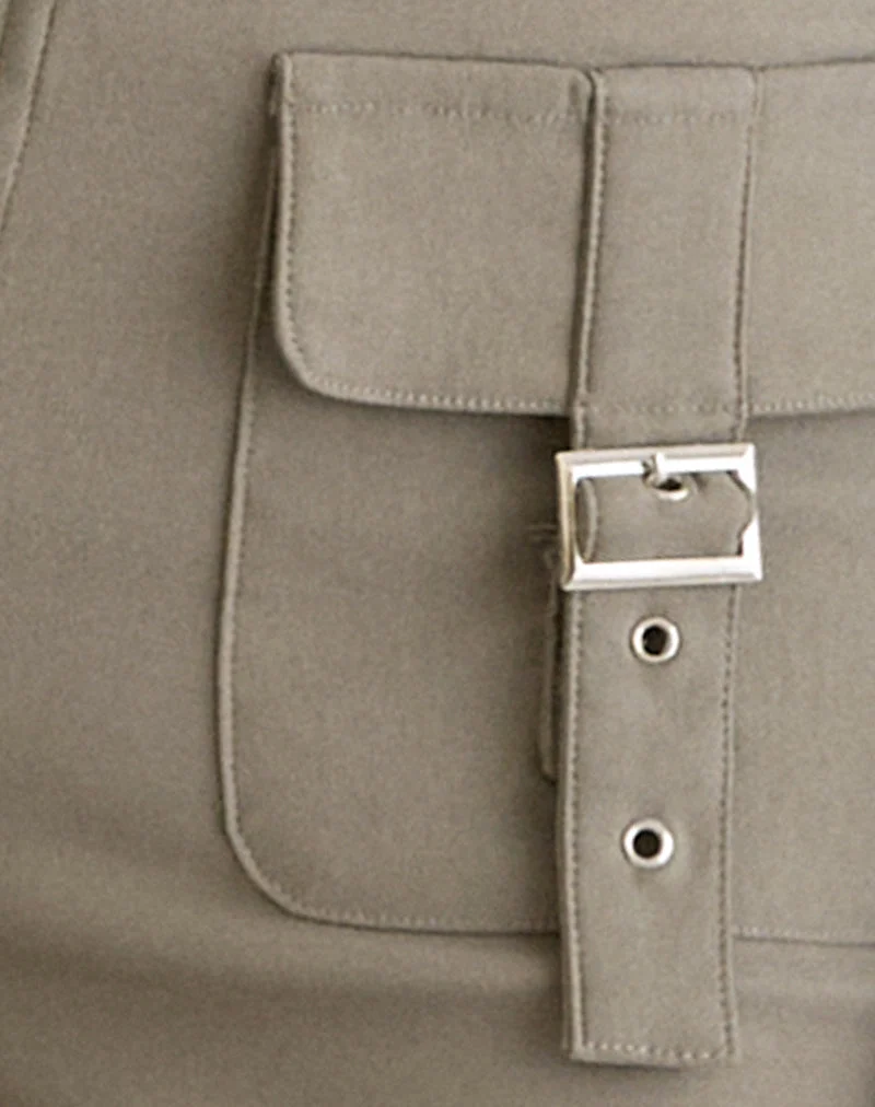 Maite Taschenhose in Tailoring Taupe