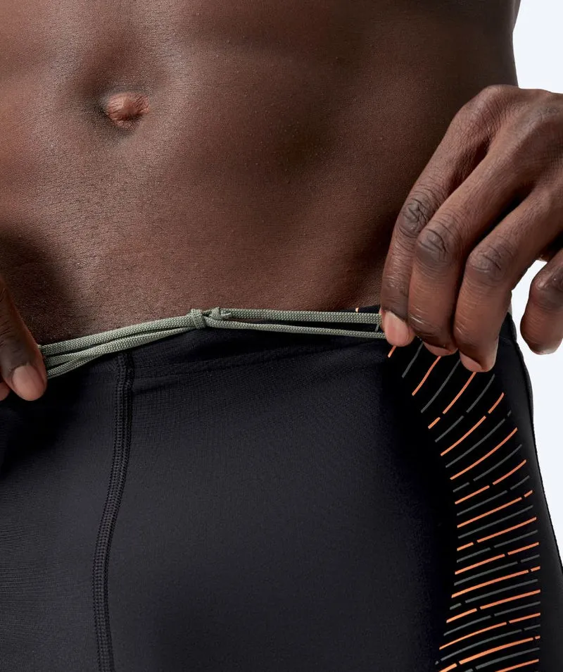 Speedo Aquashorts für Herren - Duo Logo Print - Schwarz/Grün