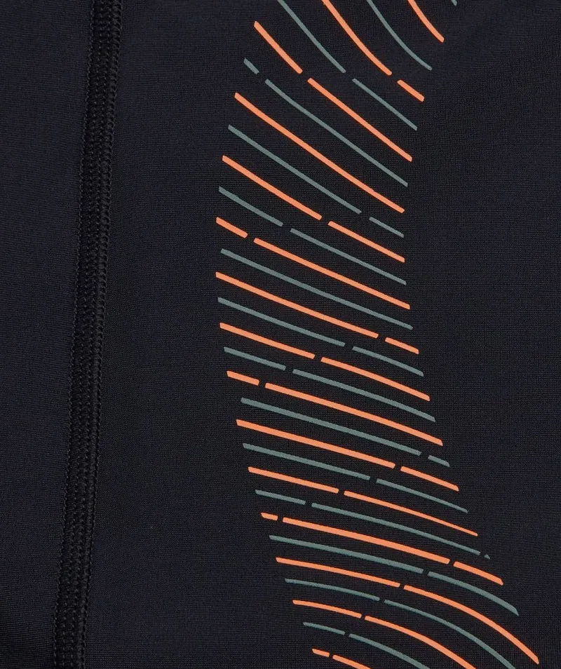 Speedo Aquashorts für Herren - Duo Logo Print - Schwarz/Grün