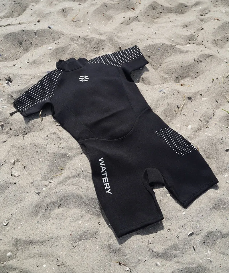 Watery Neoprenanzug für Damen - Kurzarm Duncan (3mm) - Schwarz