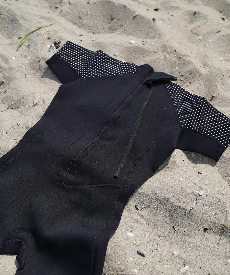 Watery Neoprenanzug für Damen - Kurzarm Duncan (3mm) - Schwarz