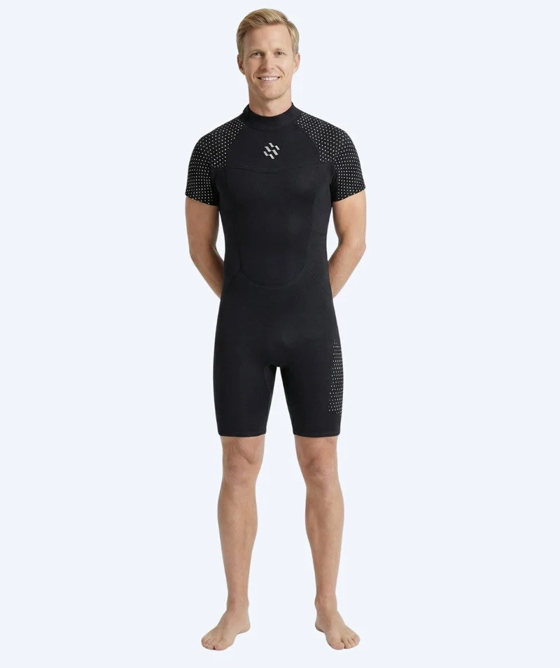 Watery Neoprenanzug für Herren - Kurzarm Duncan (3mm) - Schwarz