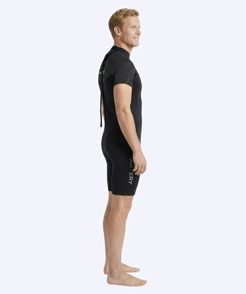 Watery Neoprenanzug für Herren - Kurzarm Duncan (3mm) - Schwarz