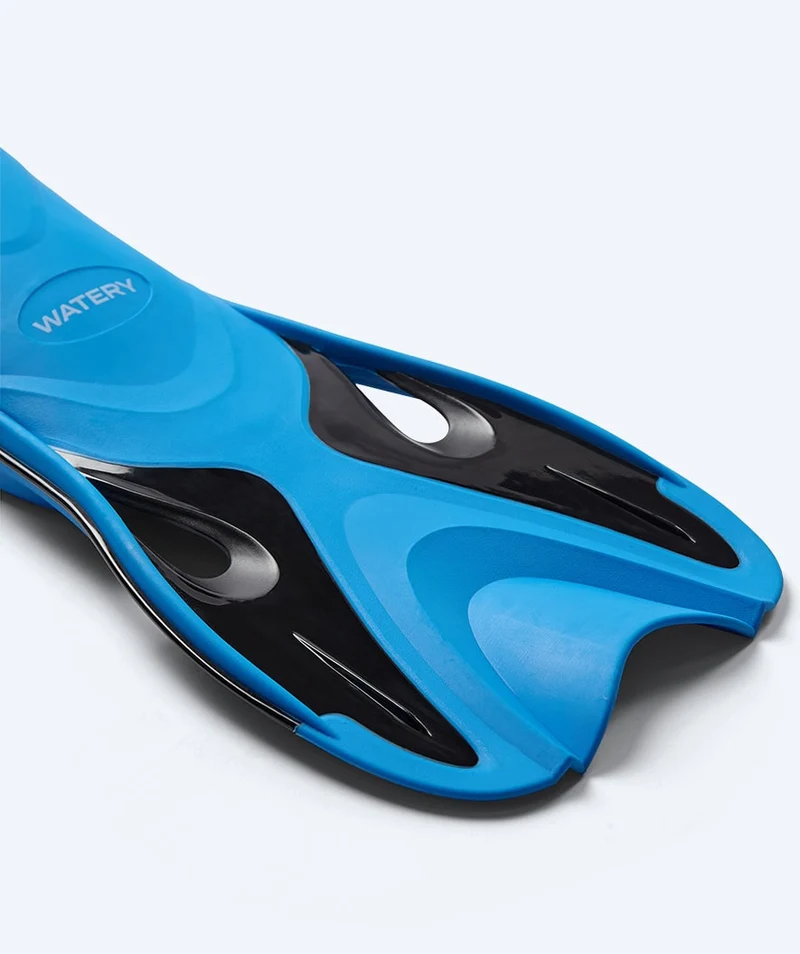 Watery Kurzflosse für Schwimmer - Fisher - Blau/Schwarz