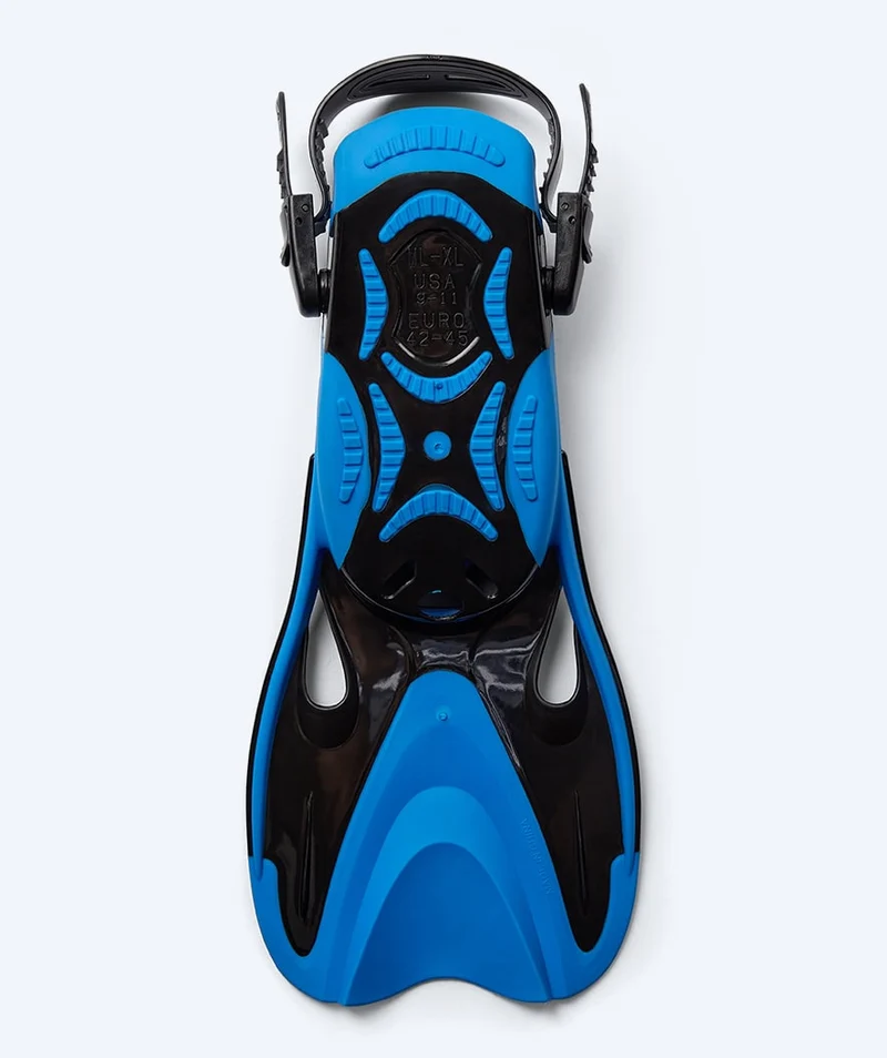 Watery Kurzflosse für Schwimmer - Fisher - Blau/Schwarz