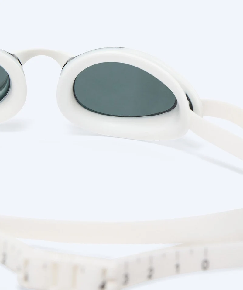 Watery Elite Schwimmbrillen - Poseidon Ultra Mirror - Weiß/Silber