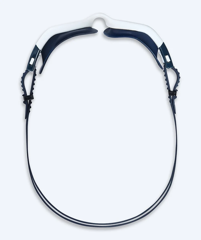 Watery Schwimmbrille für Freizeitschwimmer - Raven Mirror - Dunkelblau/Silber