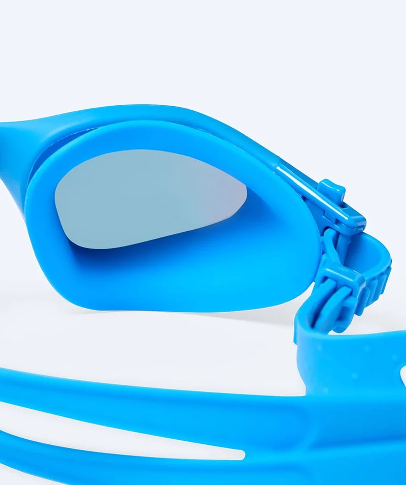 Watery Schwimmbrille für Freizeitschwimmer - Raven Mirror - Hellblau/Gold
