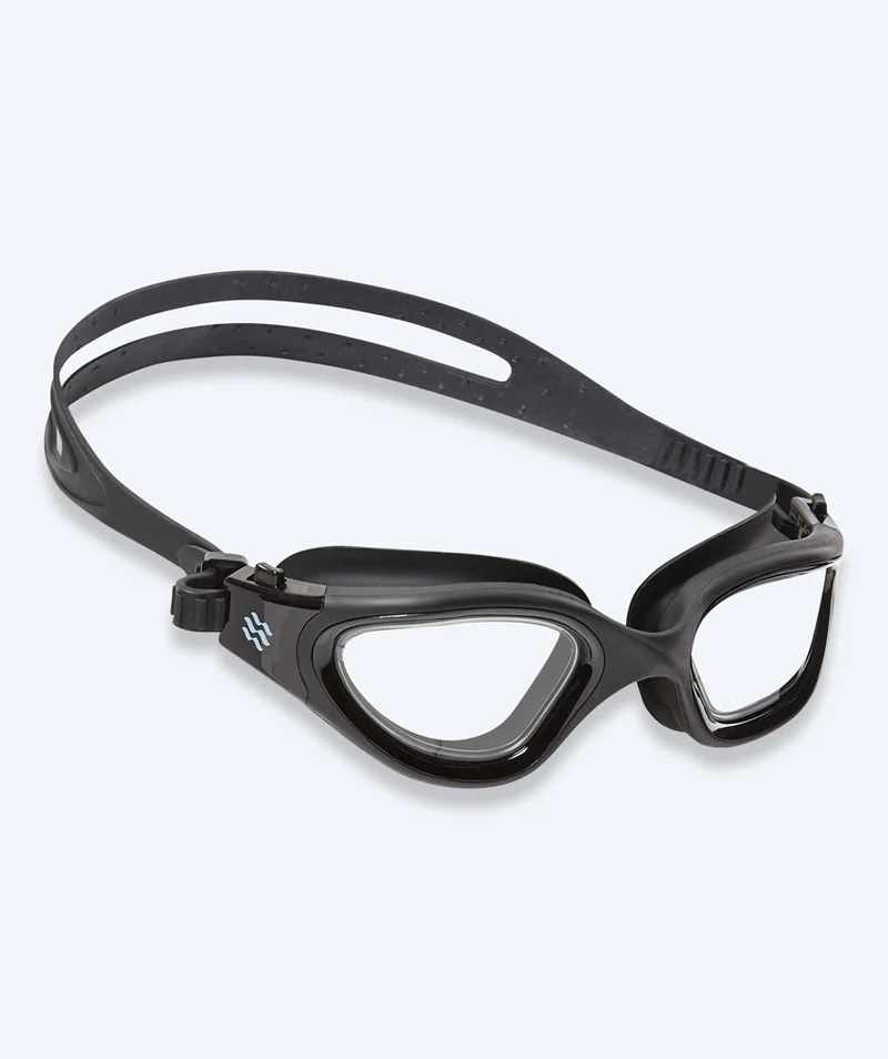 Watery Schwimmbrille für Freizeitschwimmer - Raven Active - Schwarz/Klar