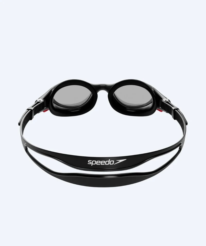 Speedo Schwimmbrille für Freizeitschwimmer - Biofuse Flexiseal - Schwarz (Smoke Scheiben)
