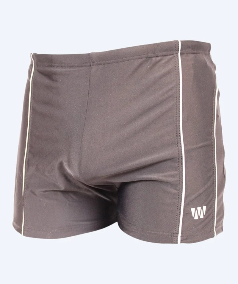 Mirou Badehose für Herren in großen Größen - 250s - Schwarz/Weiß