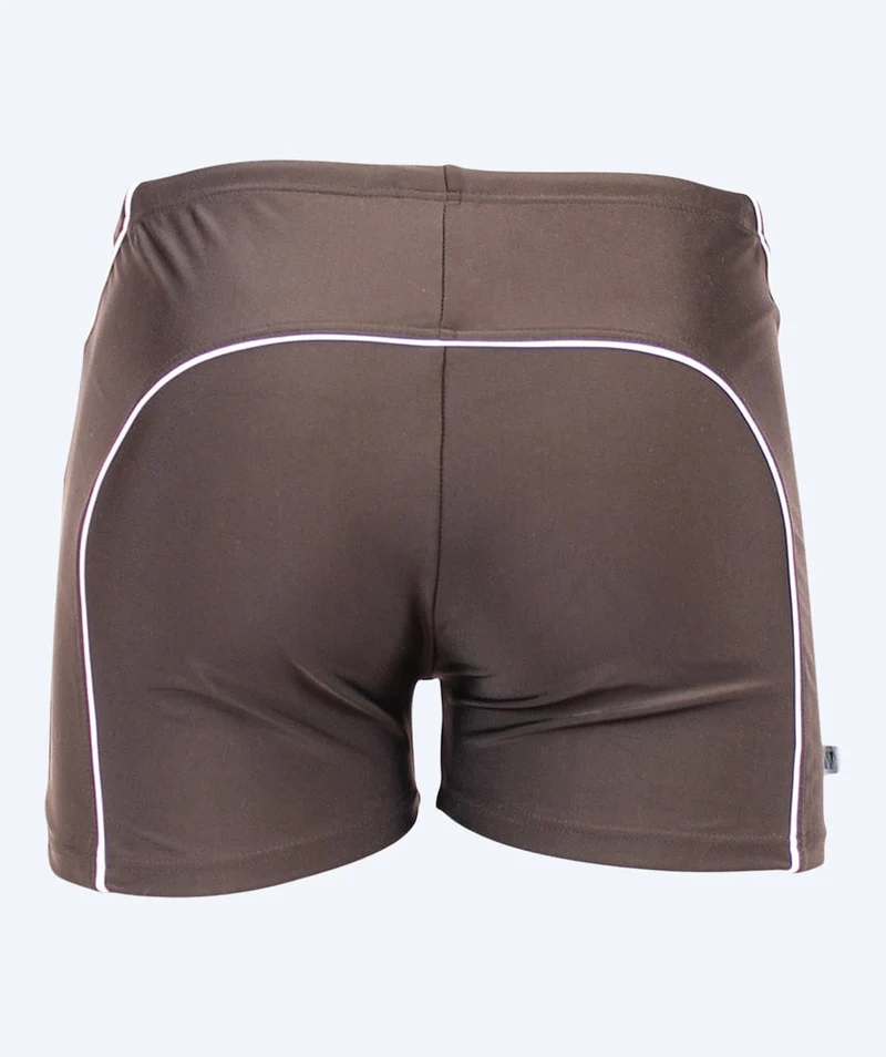 Mirou Badehose für Herren in großen Größen - 250s - Schwarz/Weiß