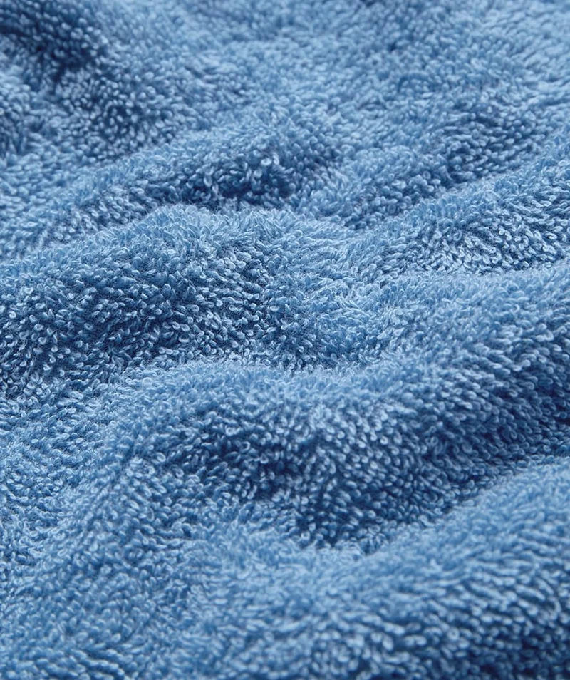 Watery Badeponcho für Kinder (1-6) - Baumwolle - Atlantic Blue