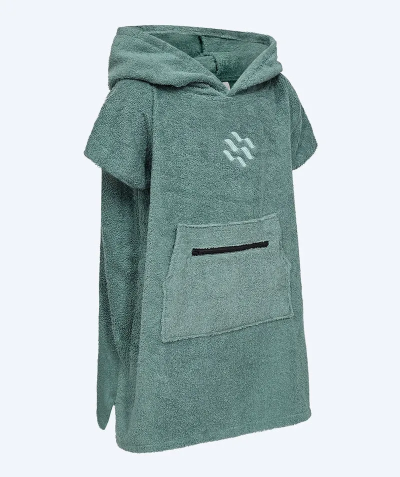 Watery Badeponcho für Kinder (1-6) - Baumwolle - Forest Green