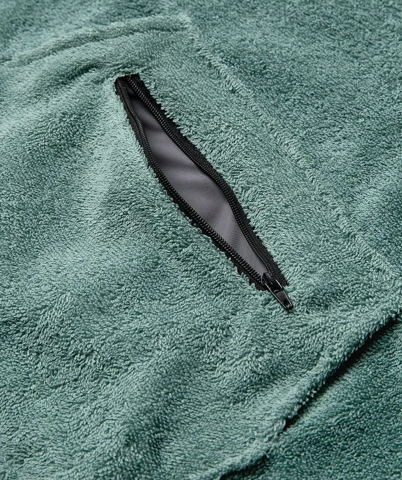 Watery Badeponcho für Kinder (1-6) - Baumwolle - Forest Green