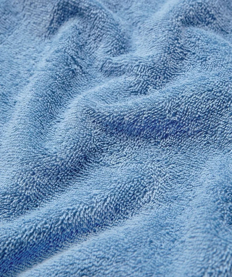 Watery Badeponcho für Erwachsene - Baumwolle - Atlantic Blue