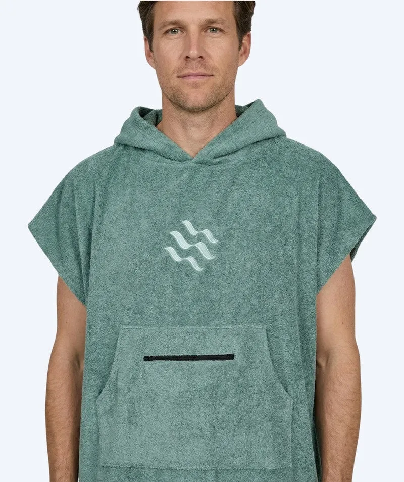 Watery Badeponcho für Erwachsene - Baumwolle - Forest Green