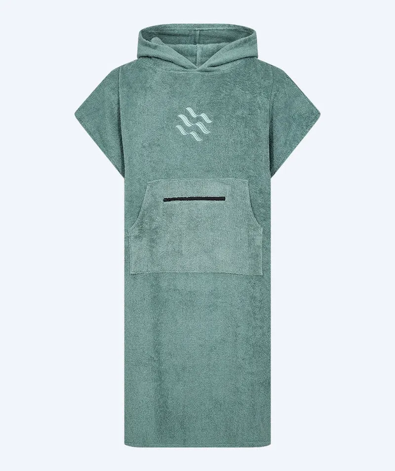 Watery Badeponcho für Erwachsene - Baumwolle - Forest Green
