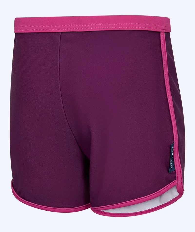 Watery UV Shorts für Kinder - Manami - Lila