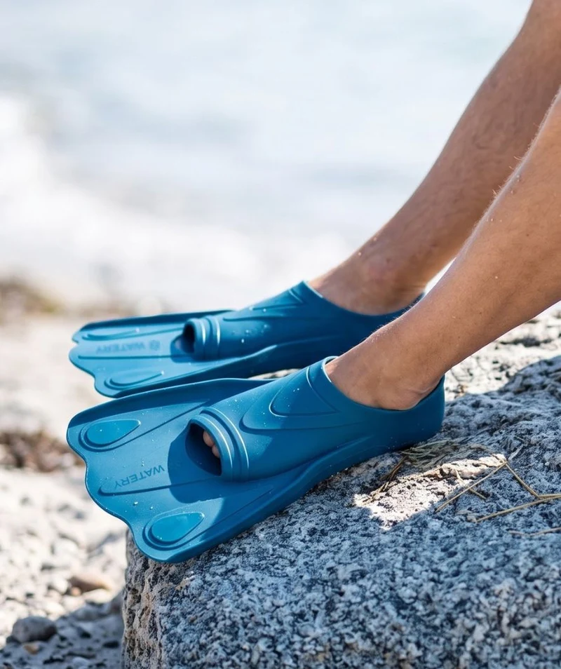 Watery Schwimflossen für Erwachsene - Leander - Dunkelblau