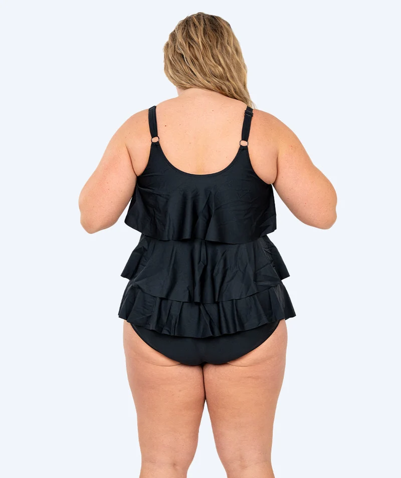 Watery Badeanzug mit Rock für Damen - Hydra - Schwarz