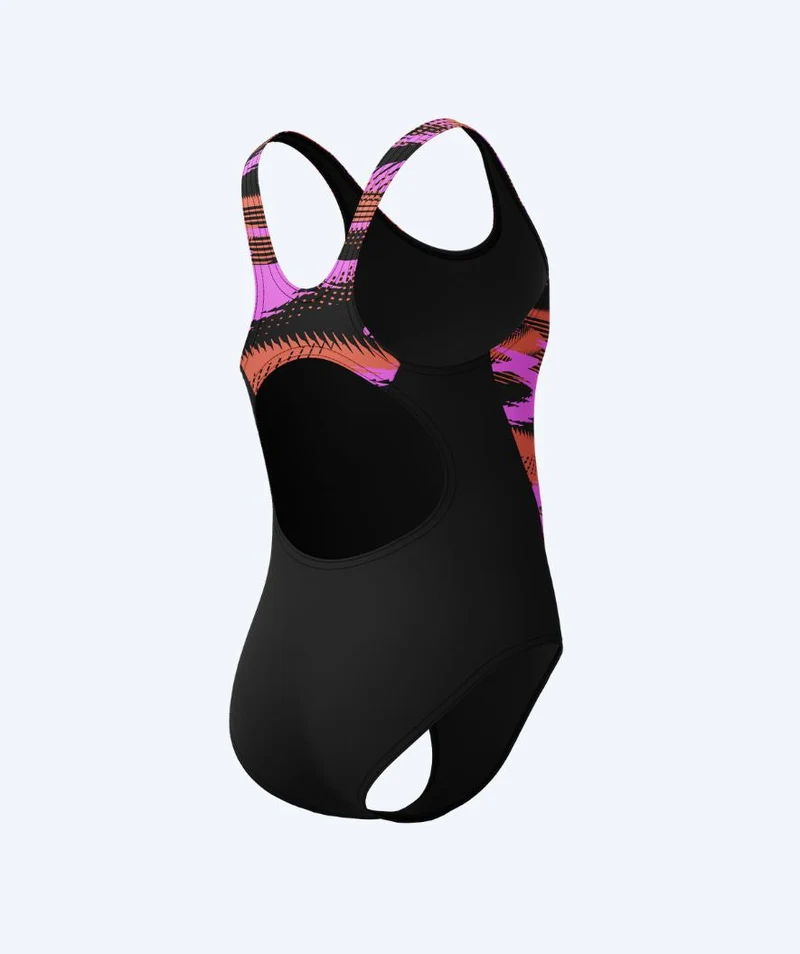 Speedo Badeanzug für Mädchen - Hyperboom Splice Muscleback - Schwarz/Rosa