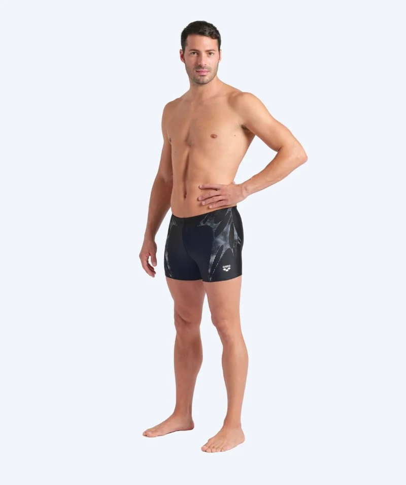 Arena Trunks für Herren - Spider Web - Schwarz/Weiß
