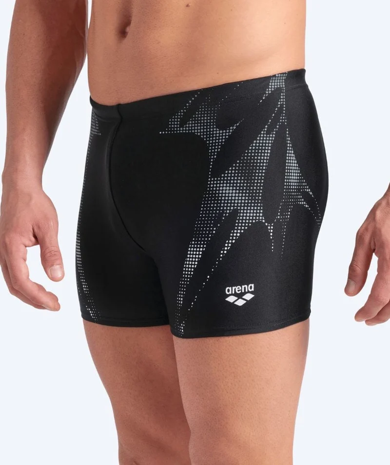Arena Trunks für Herren - Spider Web - Schwarz/Weiß