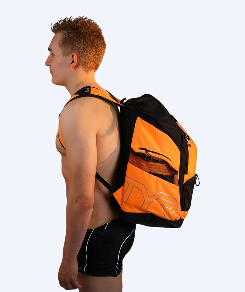 TYR Schwimmrucksack - Alliance Team 45L - Rosa/Schwarz