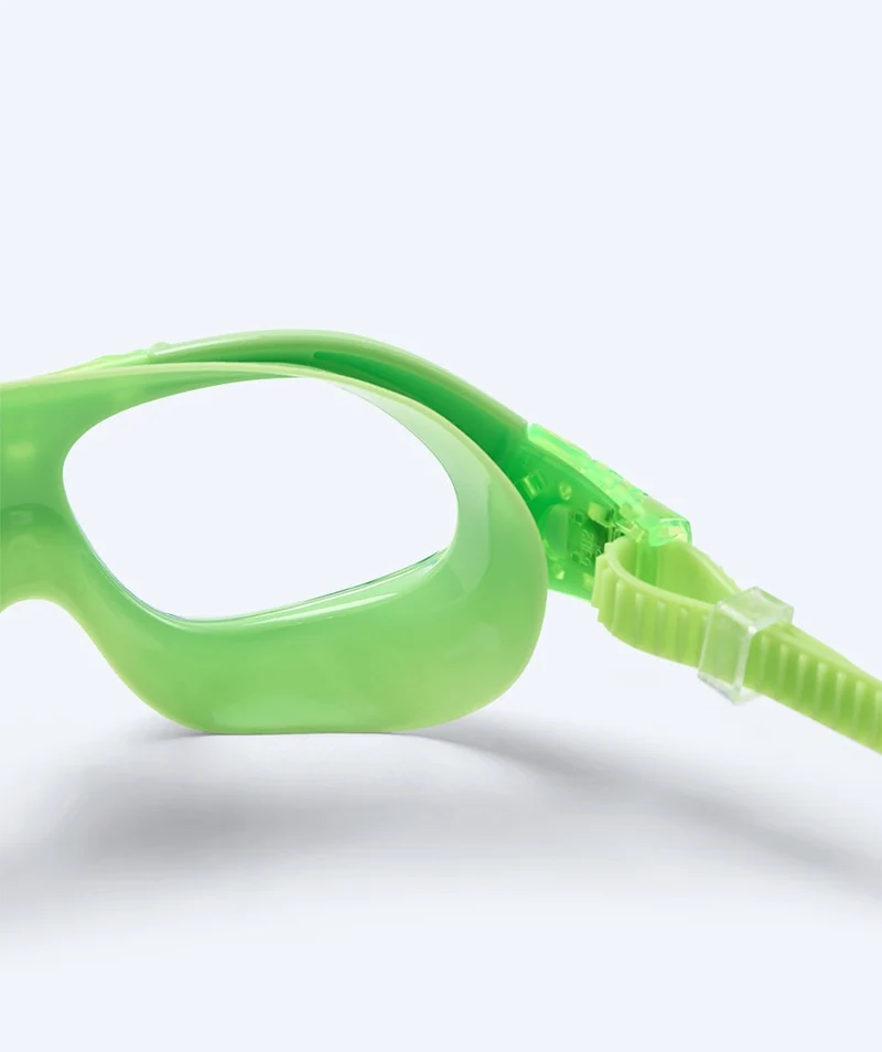 Watery Schwimmbrille für Kinder - Mantis 2.0 - Hellgrün/Klar