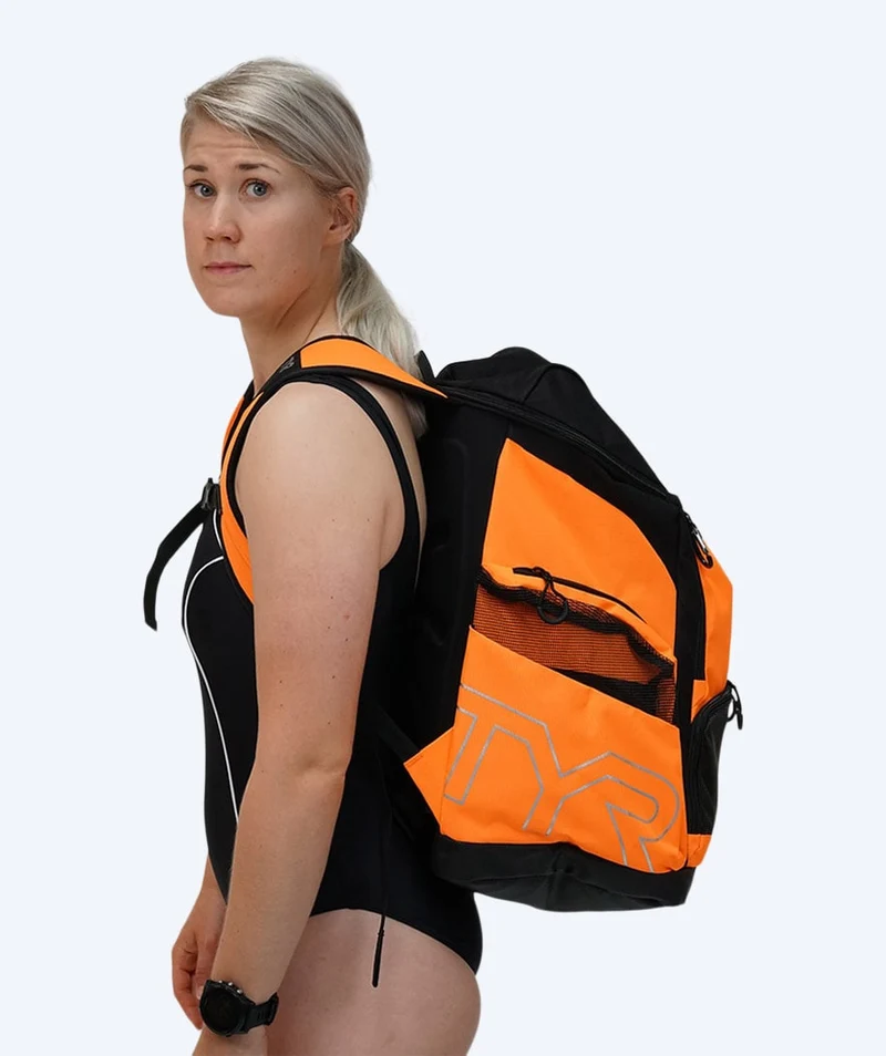 TYR Schwimmrucksack - Alliance Team 45L - Blau/Gelb