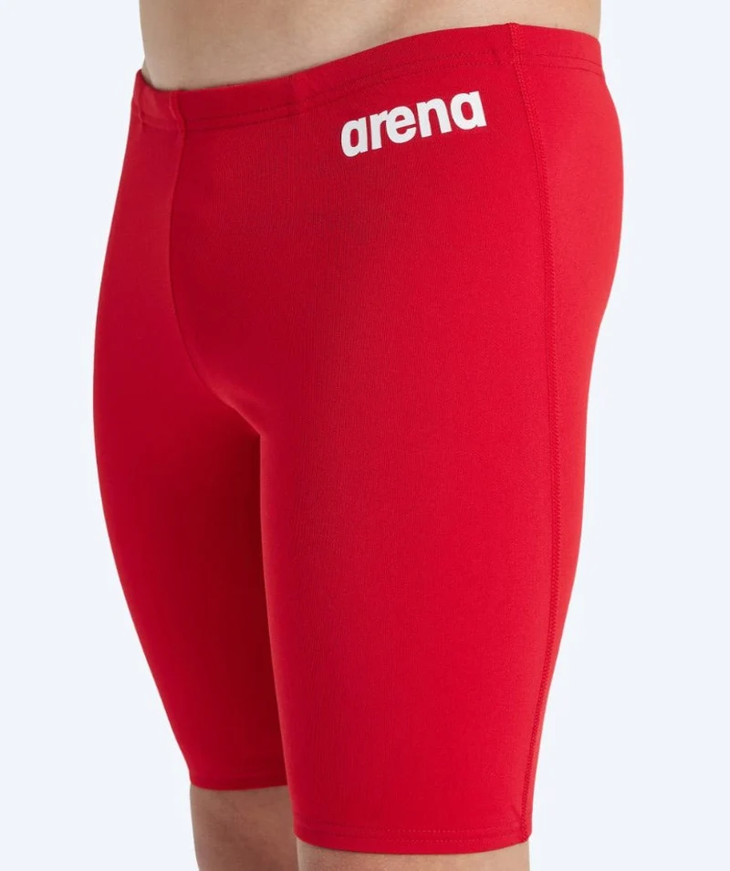 Arena lange Badehose für Jungen - Team Solid - Rot