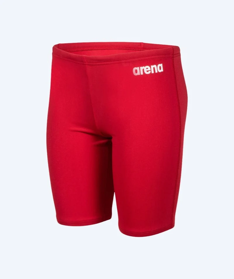 Arena lange Badehose für Jungen - Team Solid - Rot