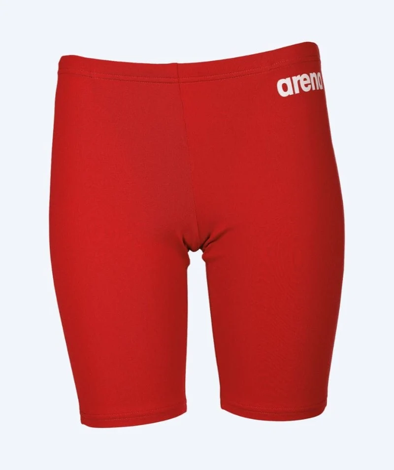Arena lange Badehose für Jungen - Team Solid - Rot