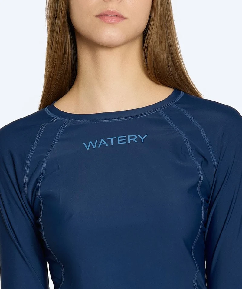 Watery UV Shirt für Damen - Remington Langarm Rashguard - Dunkelblau
