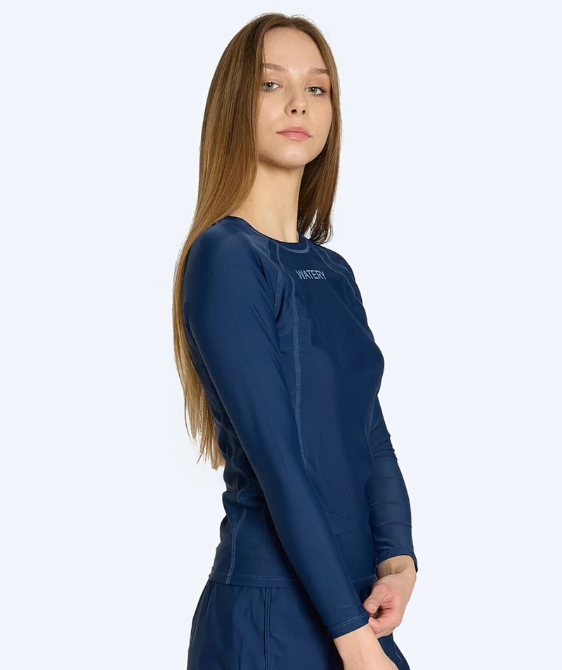 Watery UV Shirt für Damen - Remington Langarm Rashguard - Dunkelblau