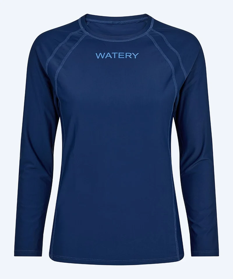 Watery UV Shirt für Damen - Remington Langarm Rashguard - Dunkelblau