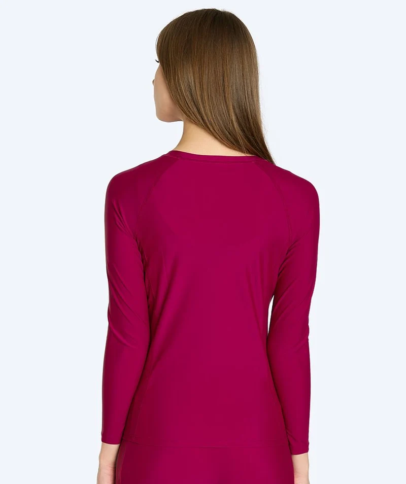 Watery UV Shirt für Damen - Remington Langarm Rashguard - Dunkelrot