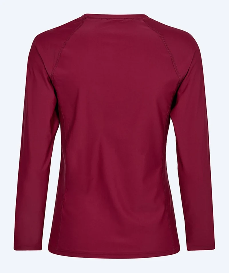 Watery UV Shirt für Damen - Remington Langarm Rashguard - Dunkelrot