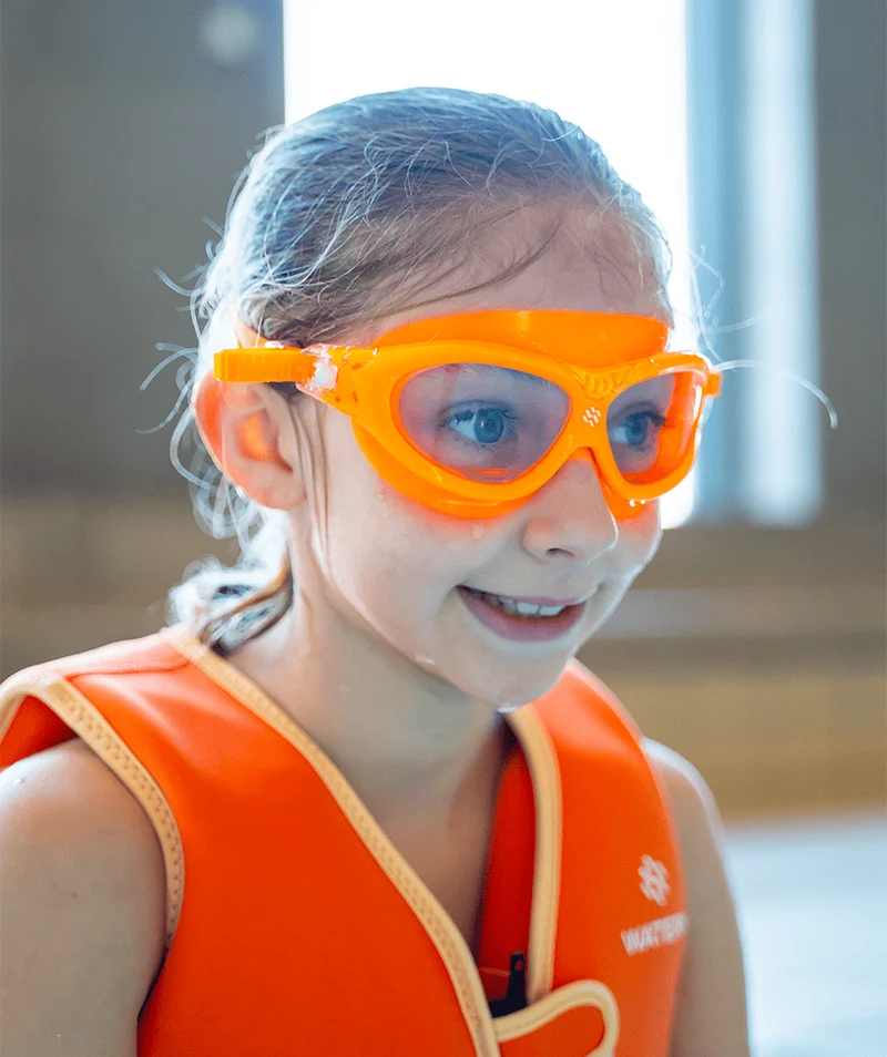 Watery Schwimmbrille für Kinder - Mantis 2.0 - Atlantic Rosa/Blau