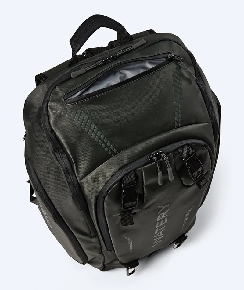 Watery Schwimmrucksack - Oxygen Elite 45L - Dunkelgrün