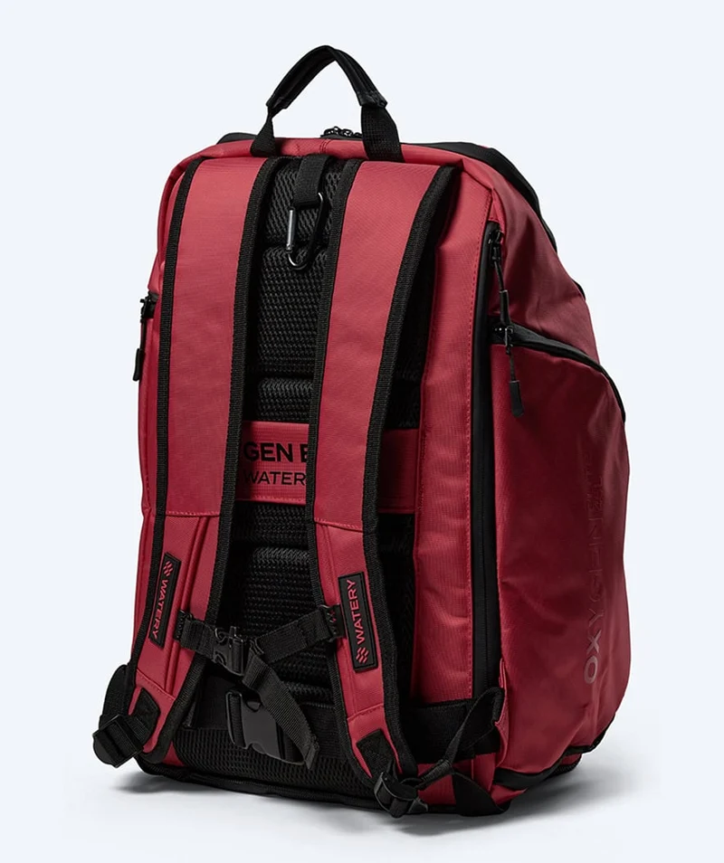 Watery Schwimmrucksack - Oxygen Elite 45L - Dunkelrot