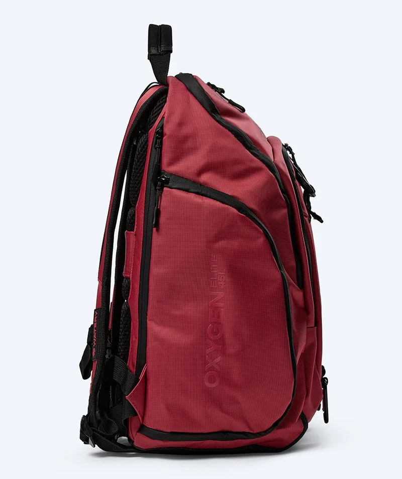 Watery Schwimmrucksack - Oxygen Elite 45L - Dunkelrot