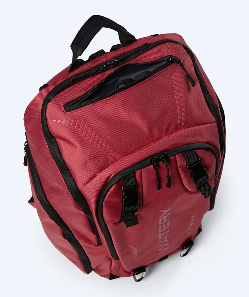 Watery Schwimmrucksack - Oxygen Elite 45L - Dunkelrot