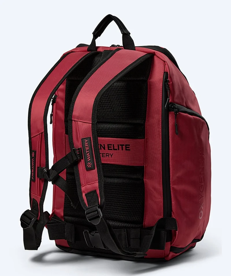 Watery Schwimmrucksack - Oxygen Elite 45L - Dunkelrot