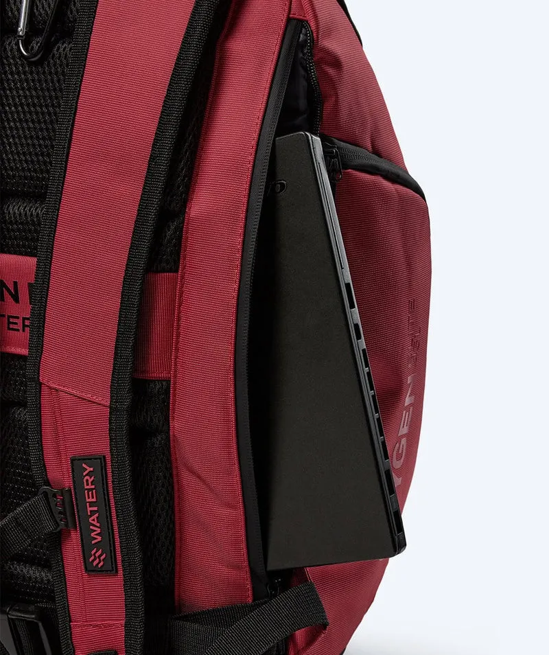 Watery Schwimmrucksack - Oxygen Elite 45L - Dunkelrot